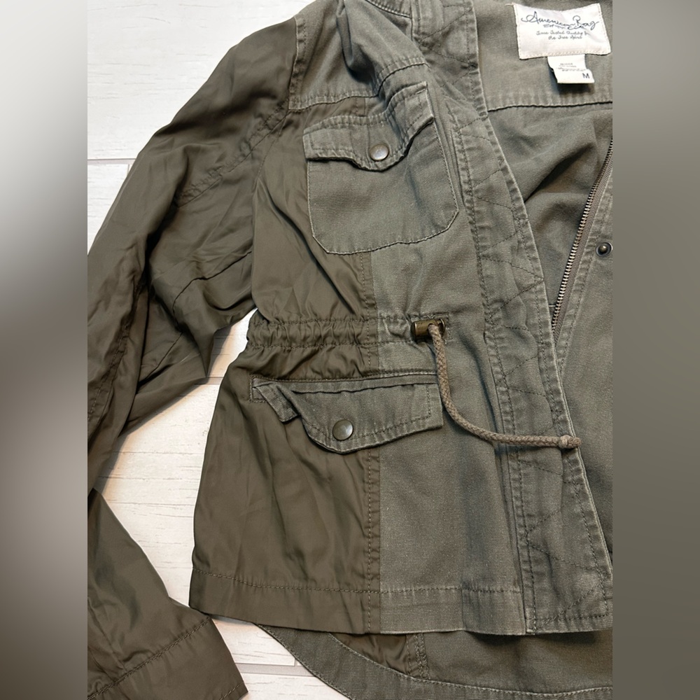 American Rag Khaki Utility Jacket - Picture 5 of 9